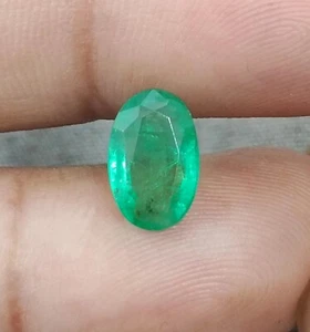 GSI zertifiziertes 2,32ct Kleeblatt grüner Smaragd, natürlicher Edelstein - Bild 1 von 9