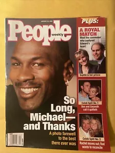 January 25, 1999 People Weekly Michael Jordan Retirement Issue No Label - Foto 1 di 1