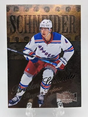 💥Braden Schneider 2022-23 Skybox Metal Universe 1998-99 Retro RC #R-18 New York - Image 1 of 2