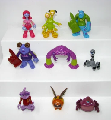 9 迪士尼/皮克斯怪物大学动作玩偶 inc Sulley 蛋糕馅 — 第 1/4 张图片