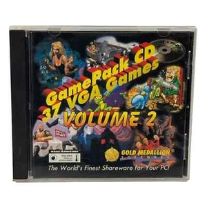 Gold Medallion Game Pack 2, 37 Best VGA Games (PC-DOS, CD-Rom, Jewel Case) - Picture 1 of 7