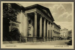 POSTAL HANNOVER: PORTAL CERRADURA DE LINO, sin caducar alrededor de 1910 - Imagen 1 de 2