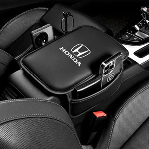 Car Armrest Cushion Cover Center Console Box Pad Mat with Pocket for Honda New - Bild 1 von 4