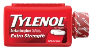 TYLENOL Extra Strength 500mg Acetaminophen Caplets 325 count 1/2029 - Picture 1 of 6