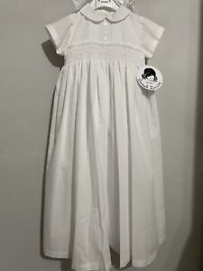 NEW Sarah Louise White Christening Gown  6M 001178