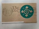 U.S. Postage ,1976 13c Envelope Embossed #U572 Cut Square Used (1x)