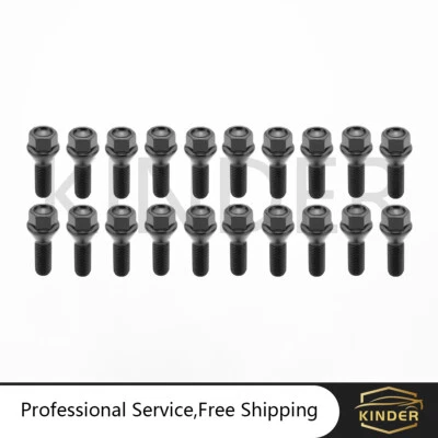 20 PIEZAS Tuercas de perno de rueda 12 x 1,5 mm para BMW E46 325 E90 E39 E60 E53 36136781150 Foto 1 de 4