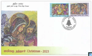 Sri Lanka Stamps 2023, Christmas, FDC - Picture 1 of 1