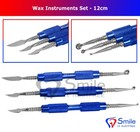 3 x Modellierinstrument Zahle Zahntechnik Mit Aluminiumgriff 1,3,5 mm Schaber