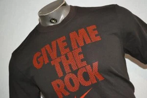34802 Nike Camiseta Atlética Give Me The Rock Fútbol Gris Talla Mediana Para Hombre - Imagen 1 de 7