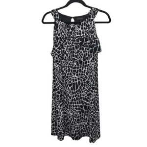 EnFocus Studio Black White Dress Size 14 Petite - Picture 1 of 8