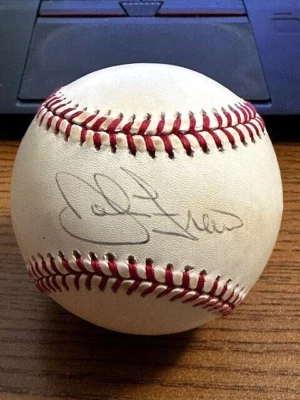 ¡JOHN FRANCO 2 BÉISBOL SOLO AUTOGRAFIADO FIRMADO!  Mets, Rojos, Astros! Foto 1 de 2