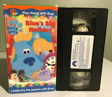 BLUE'S CLUES Nick Jr. BLUE'S BIG HOLIDAY | VHS TAPE 2001 | Tested | Good Cond.