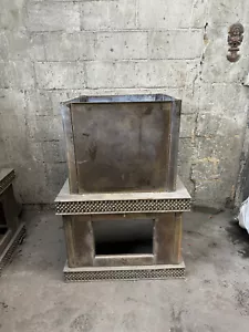 BRASS FIRE PLACE - Picture 1 of 4
