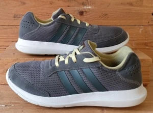 Adidas Element Refresh Low Textile Trainers UK7.5/US9/EU41 AQ2224 Grey/Yellow - Foto 1 di 12