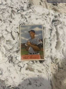 1954 Bowman #196 Bob Lemon