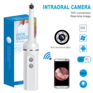 Wireless WIFI 1080P Dental Intraoral Camera 360° Oral Endoscope 6LEDS Waterproof - Picture 1 of 12