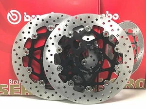 DUCATI MONSTER 695 2006 2007 COPPIA DISCHI FRENO ANTERIORE BREMBO SERIE ORO - Imagen 1 de 1