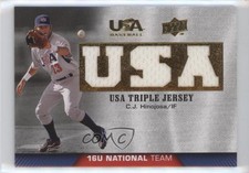 2009 Upper Deck USA Baseball Box Set Triple Jersey 16U National Team CJ Hinojosa