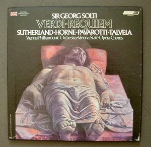 VERDI: Requiem Sutherland-Horne-Pavarotti-Talvela-Solti & Vienna Philarmonic '68 - Picture 1 of 12