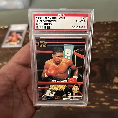 1991 PLAYERS INTER. LUIS MENDOZA RINGLORDS #37 PSA  MINT 9 - Image 1 of 4