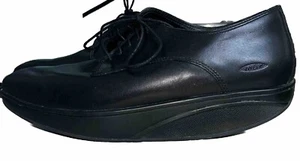 MBT Para Hombre 8-8.5 Zapatos de Vestir Bosi Rocker Confort Oxford Cuero Negro Usado en Excelente Condición - Imagen 1 de 6
