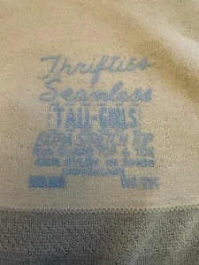 Vintage Ideal Tall Girl 40 Inches Seamless Mesh Stockings Stretch Comfort Top - Picture 1 of 7