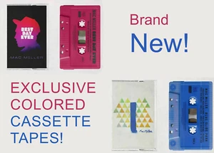 Mac Miller Blue Slide Park and Best Day Ever Exclusive Colored Cassette Bundle!! - Picture 1 of 2