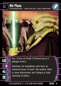 STAR WARS TCG WOTC ATTACK OF THE CLONES KIT FISTO (A) 93/180 FOIL M/GEM MINT - Picture 1 of 1