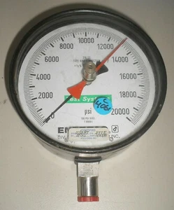 Enerpac T6008L Test System Gauge 20,000 Maximum PSI - Picture 1 of 6
