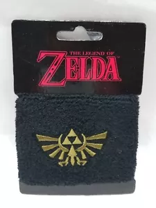 NEW Nintendo Link The Legend of Zelda Embroidered Triforce Wrist Band Sweat Band - Picture 1 of 2