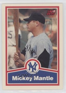 1991 Line Drive Mickey Mantle Mickey Mantle #11 HOF