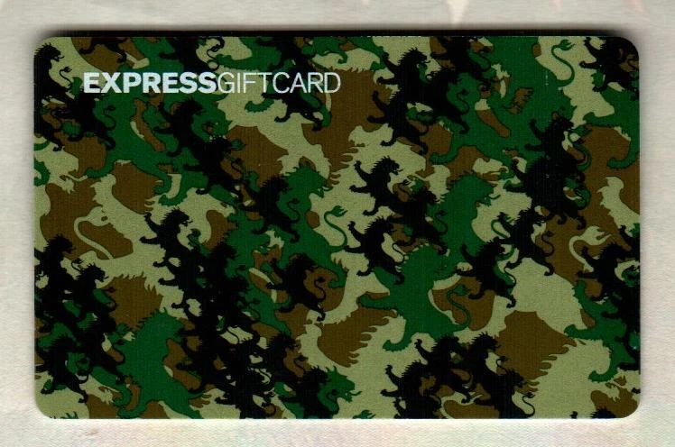 Tarjeta de regalo EXPRESS Lion Camouflage (2006) (0 $) Foto 1 de 1