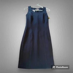 NWT Michael, Michael Kors Size 2 Navy Blue Black Gold Zipper Side Zip Up Bodycon - Picture 1 of 10