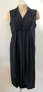 SCANLAN & THEODORE Black Fine Wool Sleeveless Dress - UK 12 - VG Condition - Picture 1 of 6