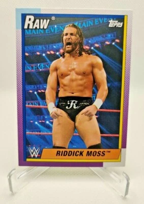 2021 Topps Heritage WWE #36 Riddick Moss Wrestling Card - Image 1 of 2