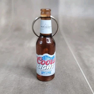 Coors Light Beer Bottle Opener Keychain Bottle Cap 3"  - Picture 1 of 2