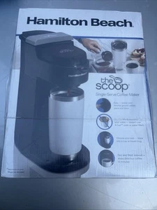 Hamilton Beach The Scoop Single Serve Coffee Maker & Fast Grounds Brewer 47620 - Picture 1 of 3