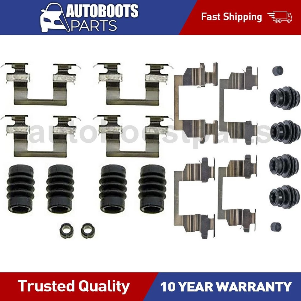 Kit de ferragens de freio a disco dianteiro traseiro para Chevrolet Malibu 2004-2006 - Imagem 1 de 4