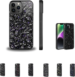 Forged Composite Carbon Fiber Phone Case Full Cover for iPhone 14/ 15/16 ProMax - Picture 1 of 6