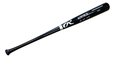 Hideki Matsui Yankees Signed In Kenji Black Rawlings Baseball Bat 09 WS MVP JSA - Image 1 of 3