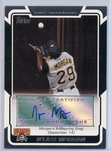 2008 Topps Baseball Serie 1 2007 Highlights Autogramm Nyjer Morgan HA-NJM - Bild 1 von 2
