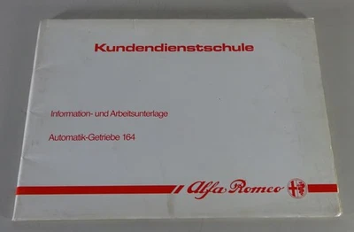 Schulungsunterlage Arbeitsunterlage Alfa Romeo Transmisión Automática 164 St. - Imagen 1 de 4