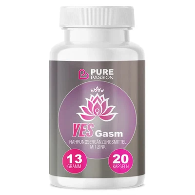 PURE PASSION YESgasm – Lust Booster für Frauen – Unterstützung des Orgаsmus Libido for Ladies