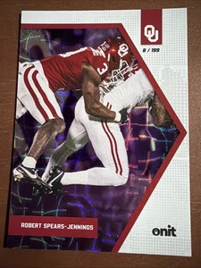 Onit Athlete Oklahoma 2025 - Robert Spears-Jennings Holo púrpura #P-7/199 - Imagen 1 de 2