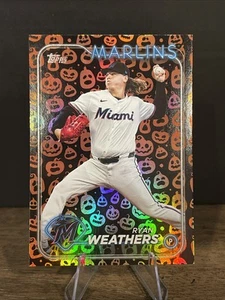 🎃2024 Topps Update Ryan Weathers #US103 Pumpkin Insert🎃 - Picture 1 of 2