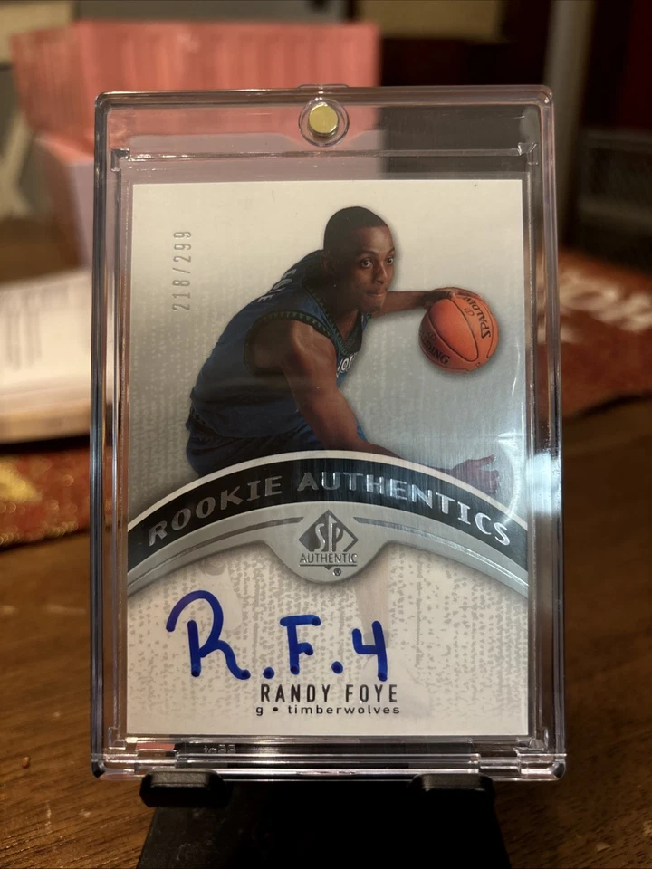 2006-07 SP Authentic Auto /299 Randy Foye #128 Rookie Minnesota Timberwolves - Image 1 of 4