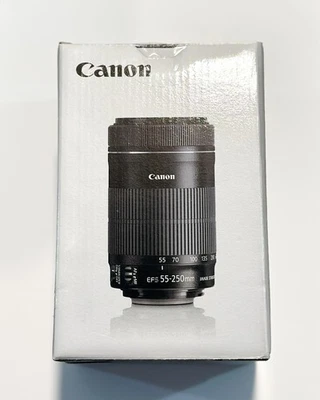 Canon Lens EF-S 55-250mm f/4-5.6 IS STM - Image 1 of 4