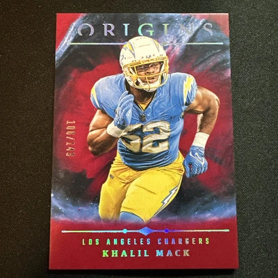 2024 PANINI ORIGINS #19 KHALIL MACK RED /149 SP LOS ANGELES CHARGERS - Image 1 of 3