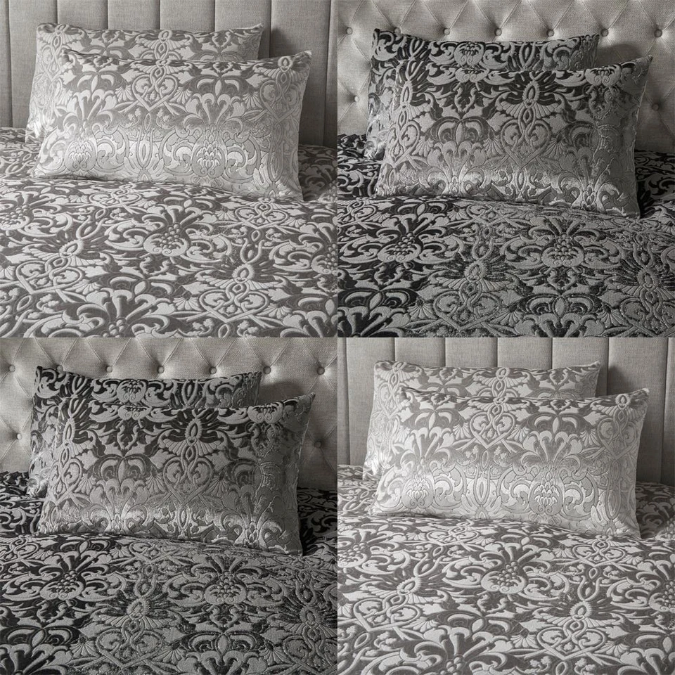 Laurence Llewelyn Bowen Firenza Damask Woven Jacquard Duvet Cover Set